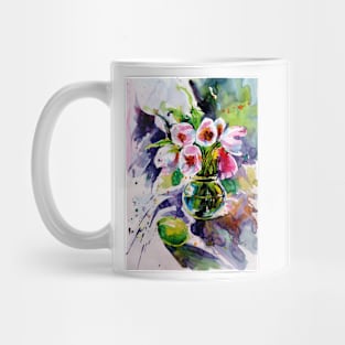 Tulips with lemon Mug